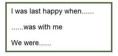 Three prompt questions to think about what makes you happy